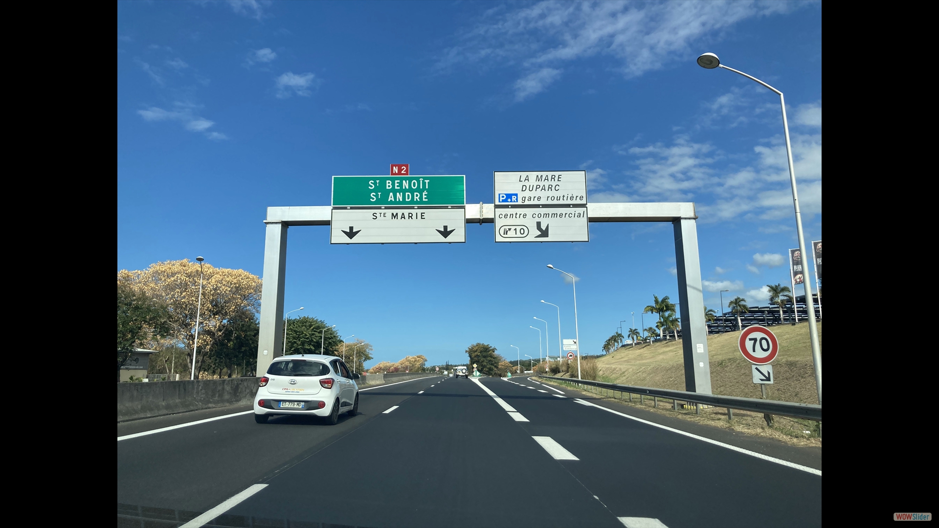 mit 4 Stunden Verspätung - endlich auf La Reunion