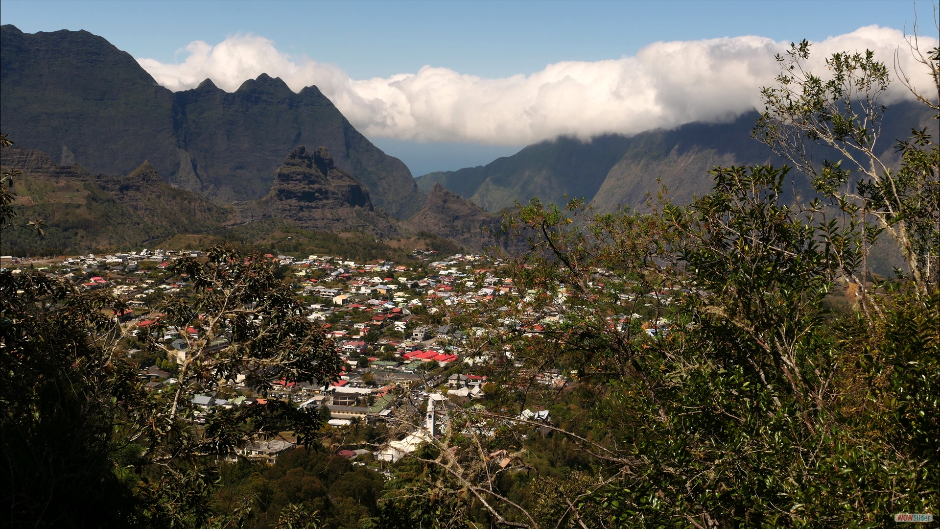 Blick auf Cilaos