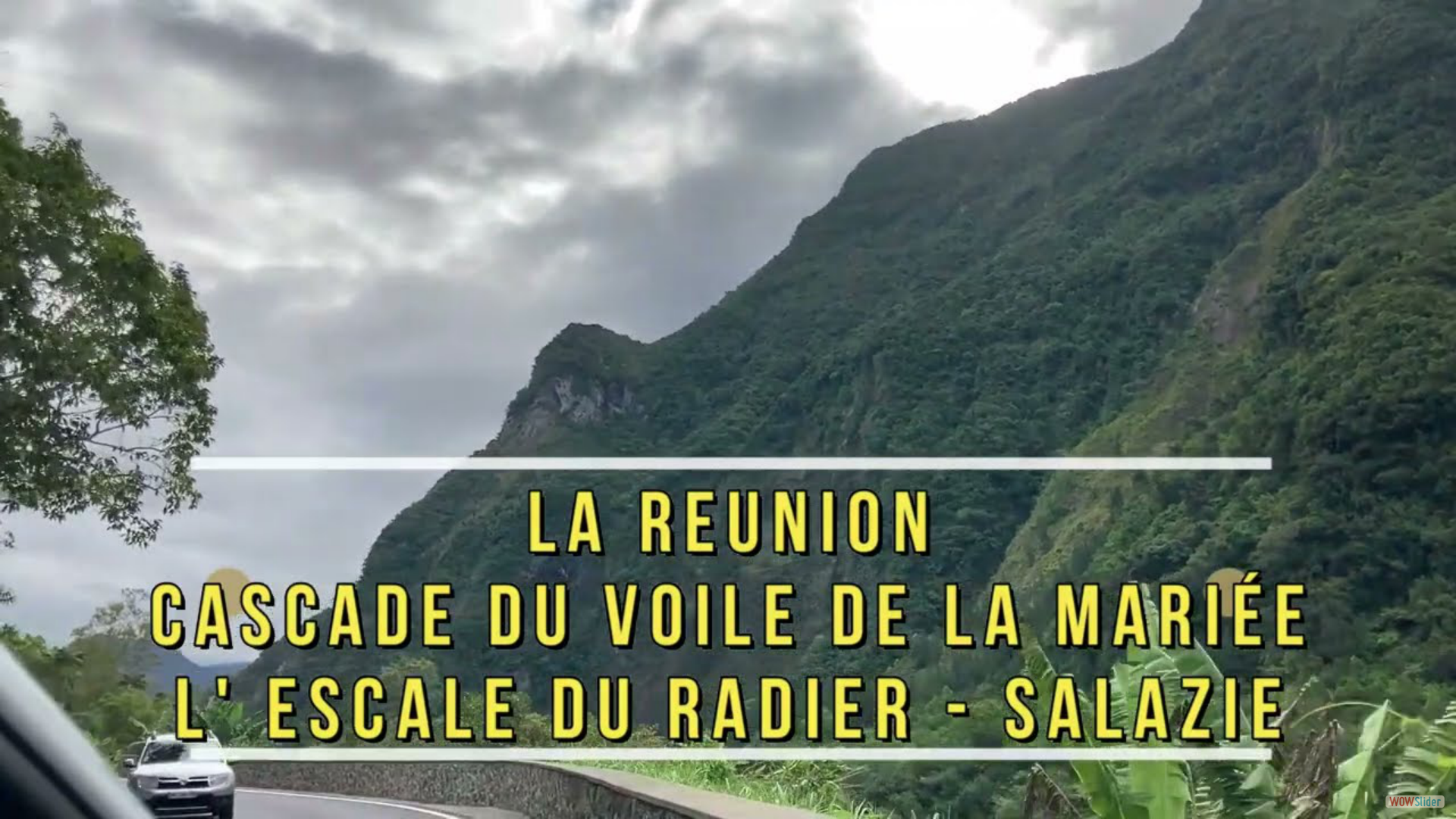 #reunion  -  Wasserfall Cascade du Voile de la Mariée + L' escale du radier - Salazie