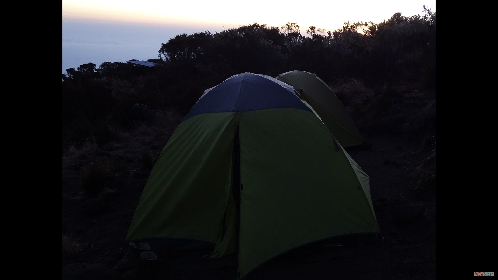 morgends im Kikelewa Camp  (3600 m)