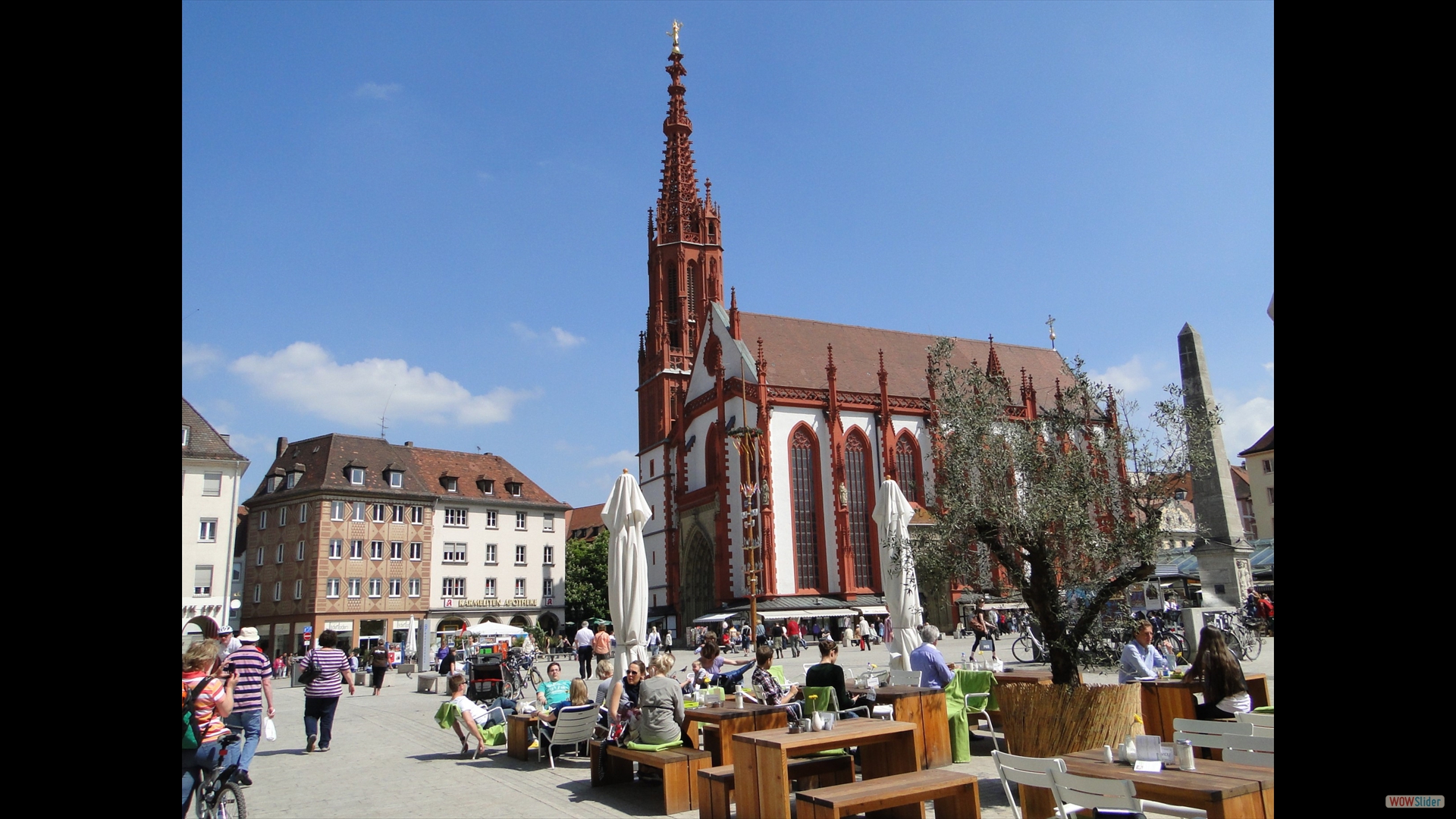 Marktplatz+ Marienkapelle+Obeliskbrunnen- oder Marktbrunnen