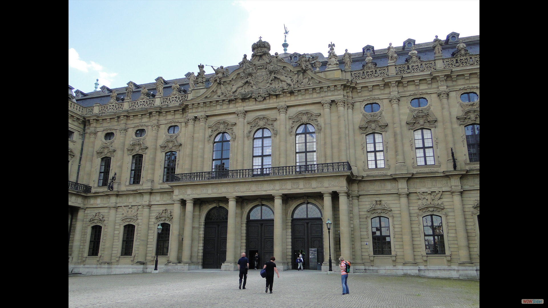 Würzburger Residenz mit Hofgarten