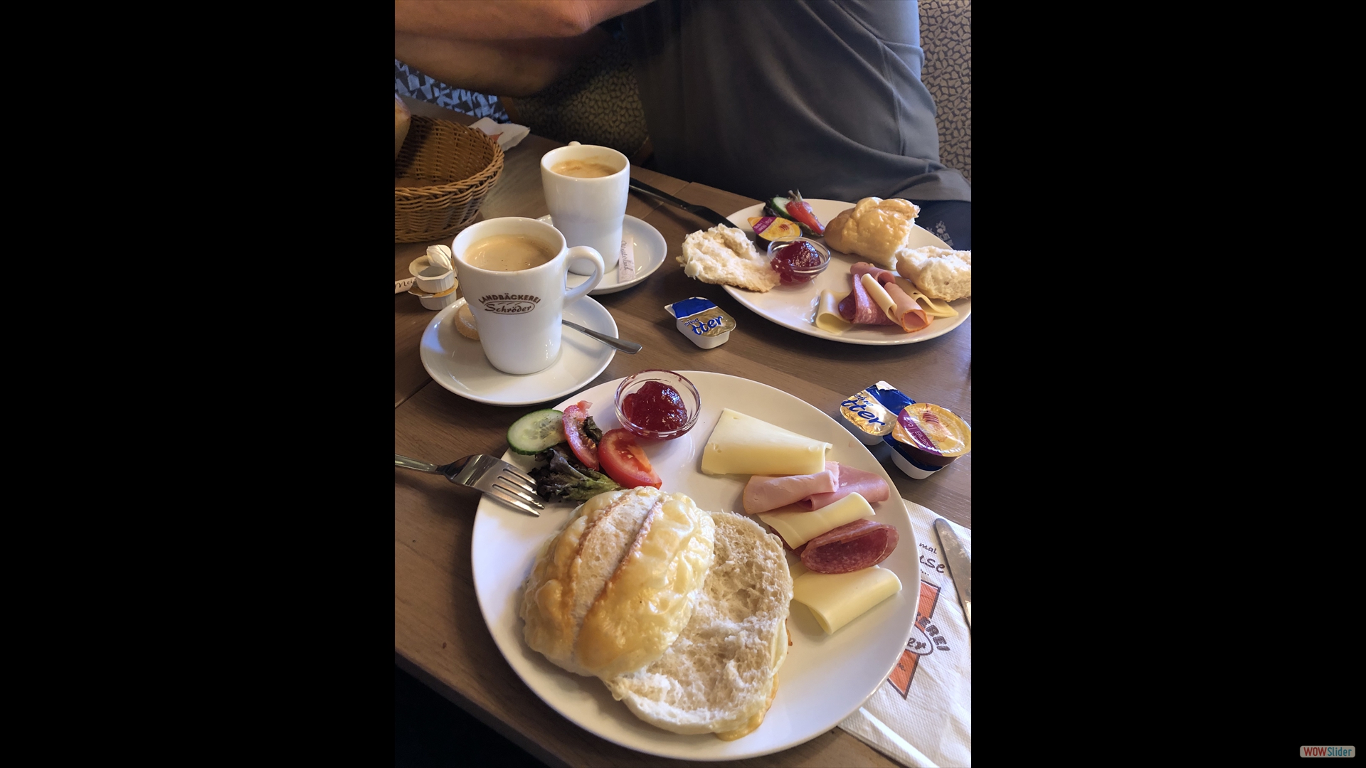 Ein tolles Frühstück in der Ferienwohnung