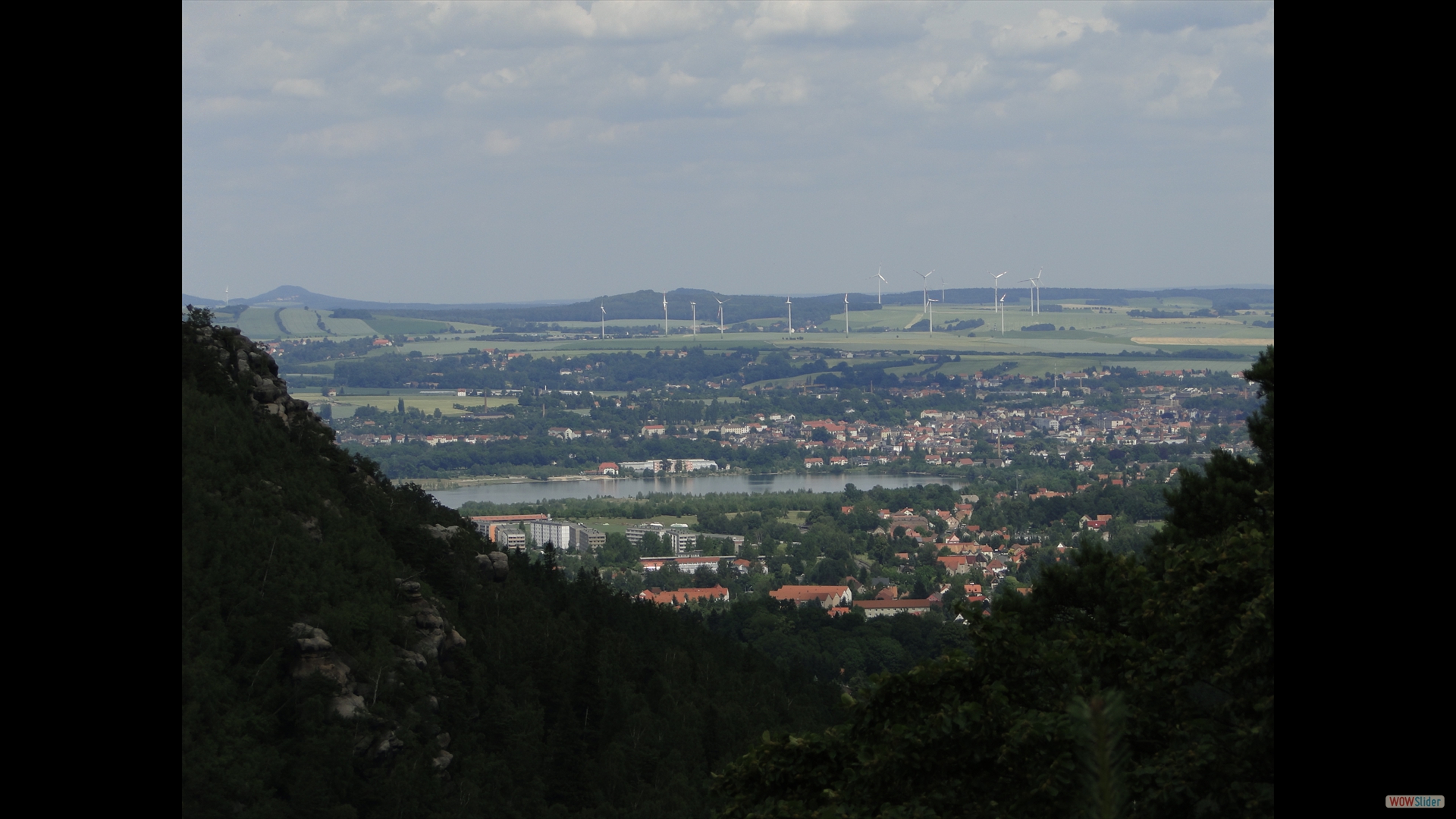 Blick zum Olbersdorfer See