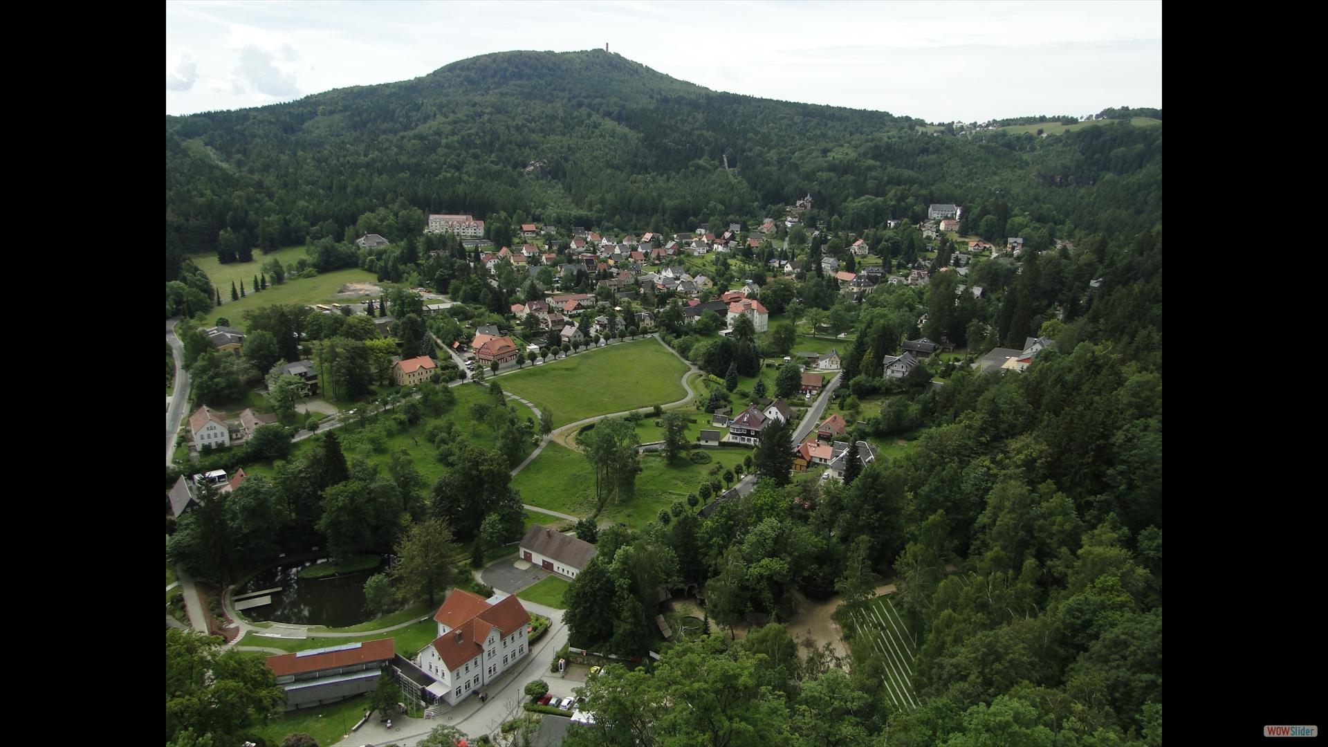 Blick zum Hochwald