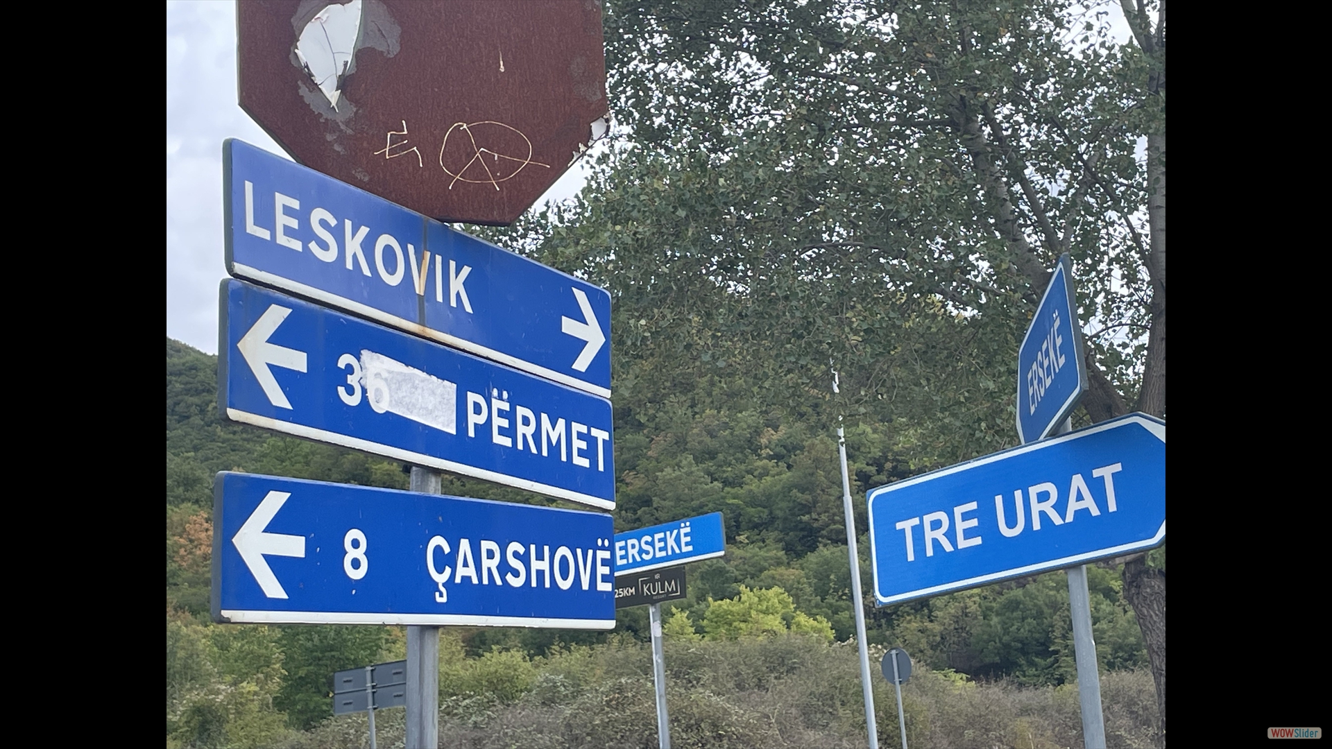   Weiterfahrt nach Süden an die griechische Grenze