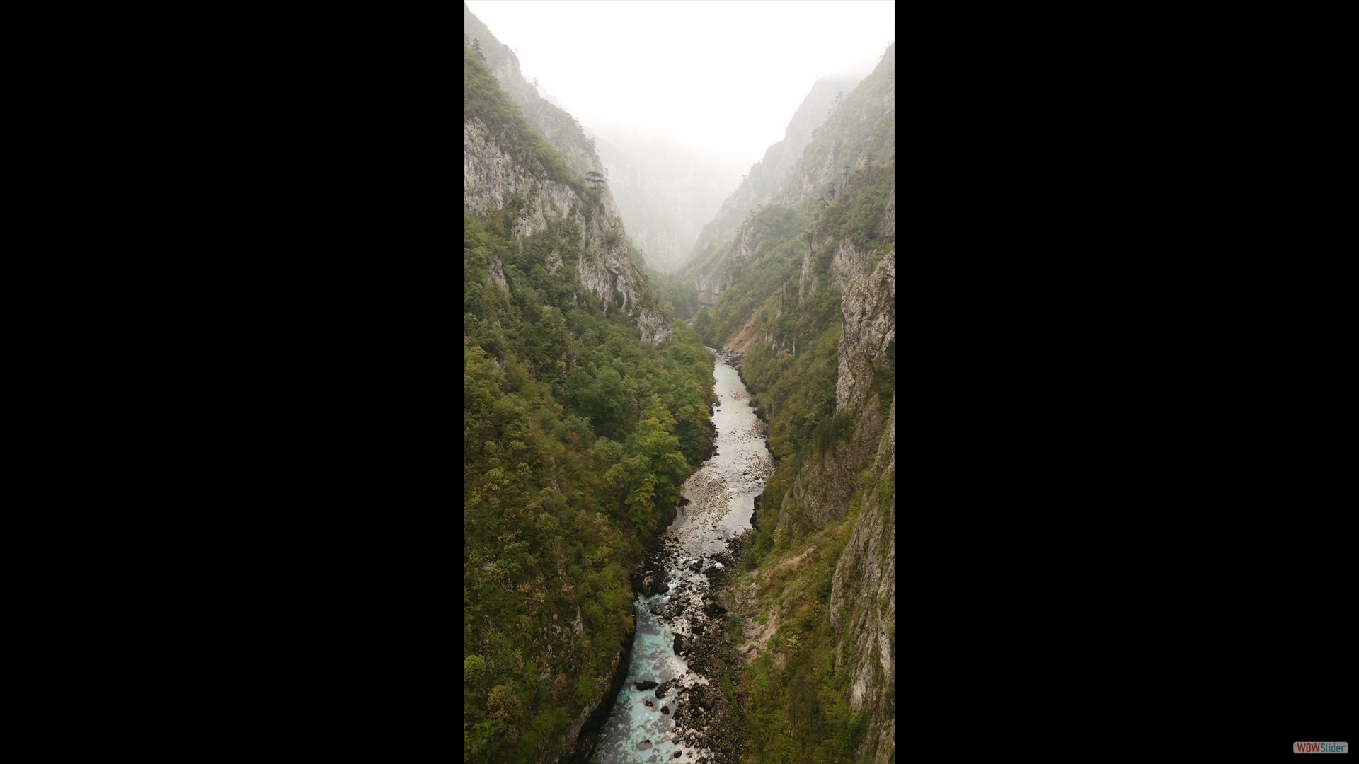 Piva Canyon - 33 km lang und bis 1200 m tief