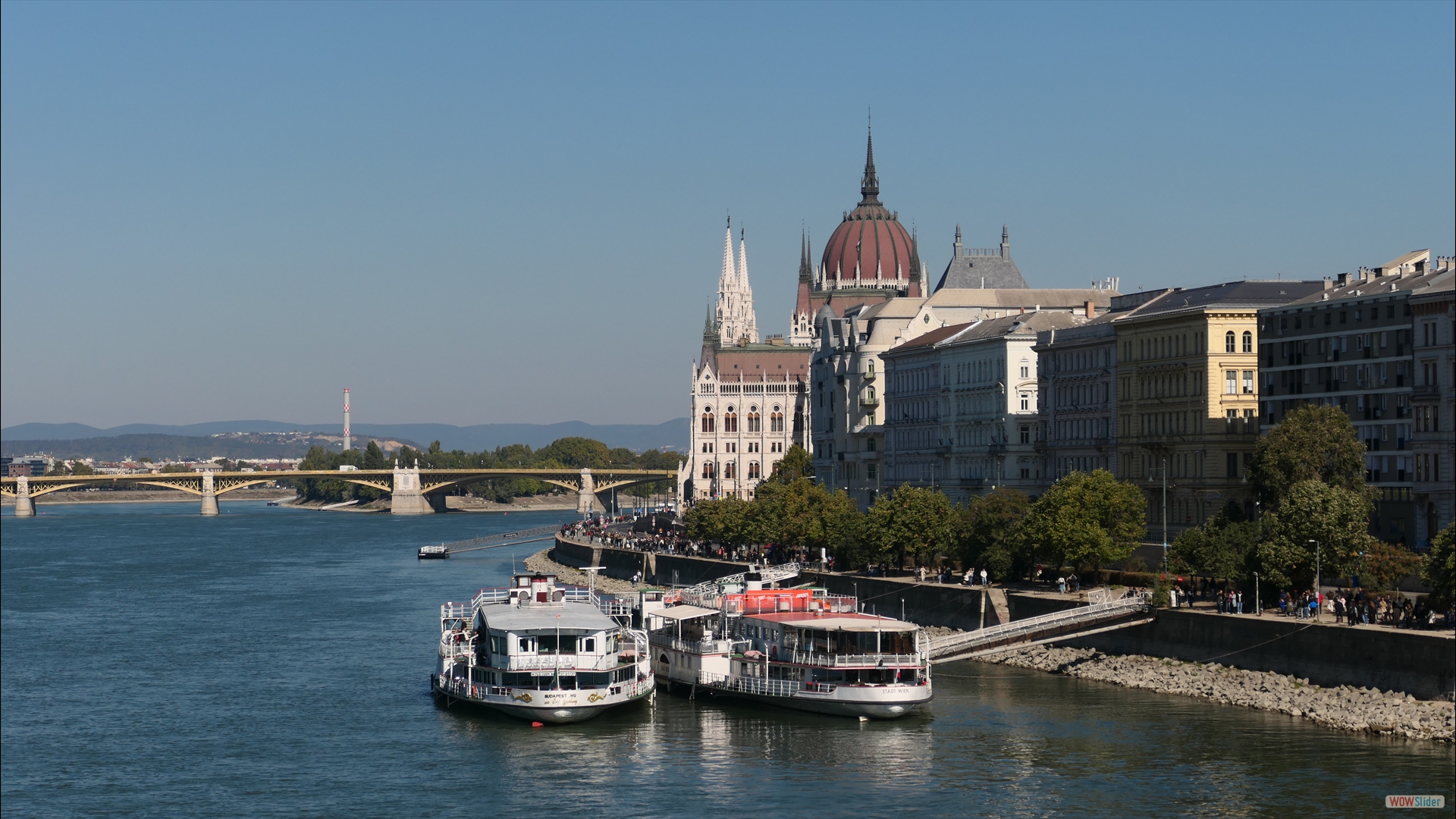 Margaretenbrücke - Parlamentsgebäude