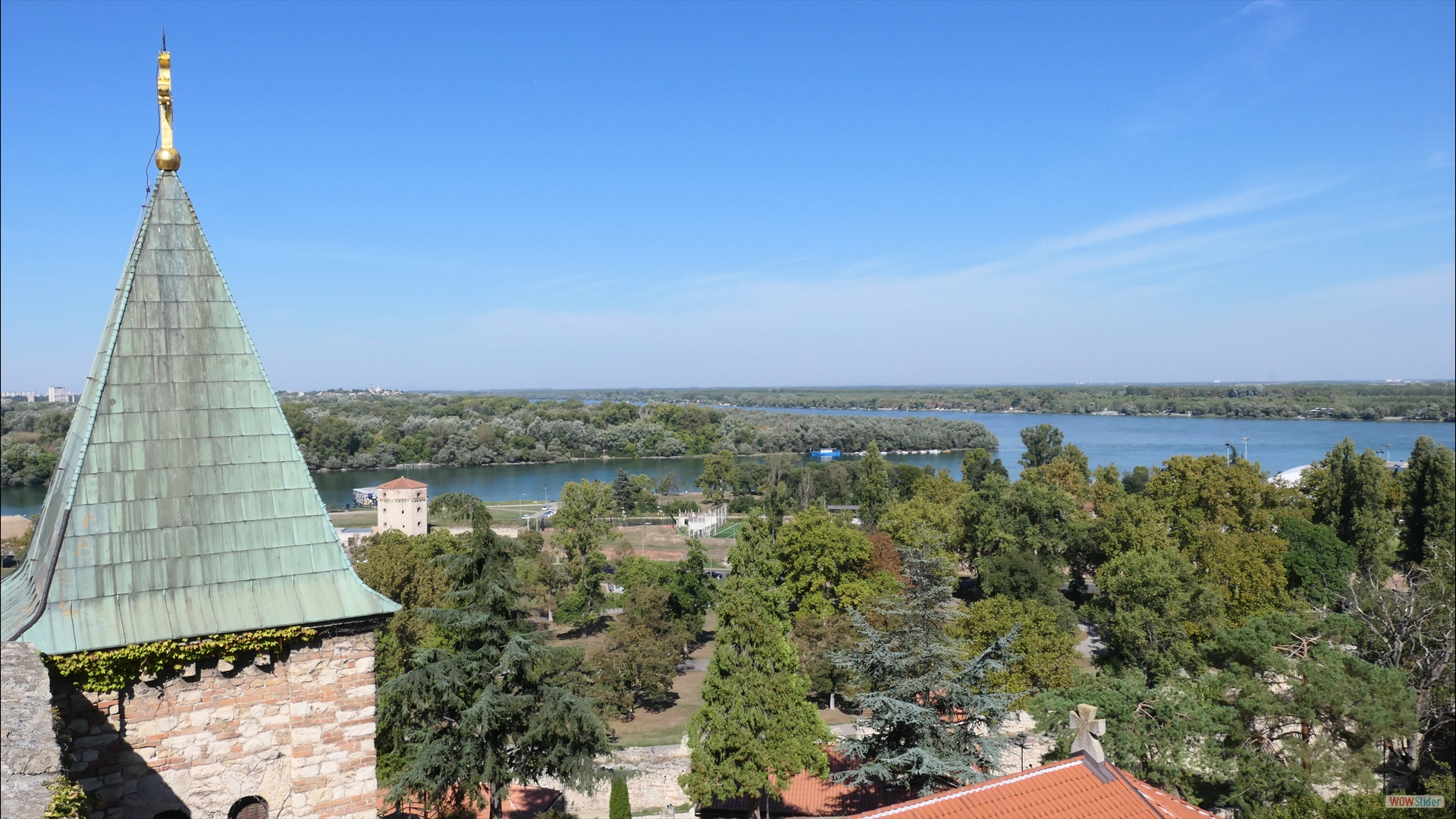 Mündung der Save in die Donau 
