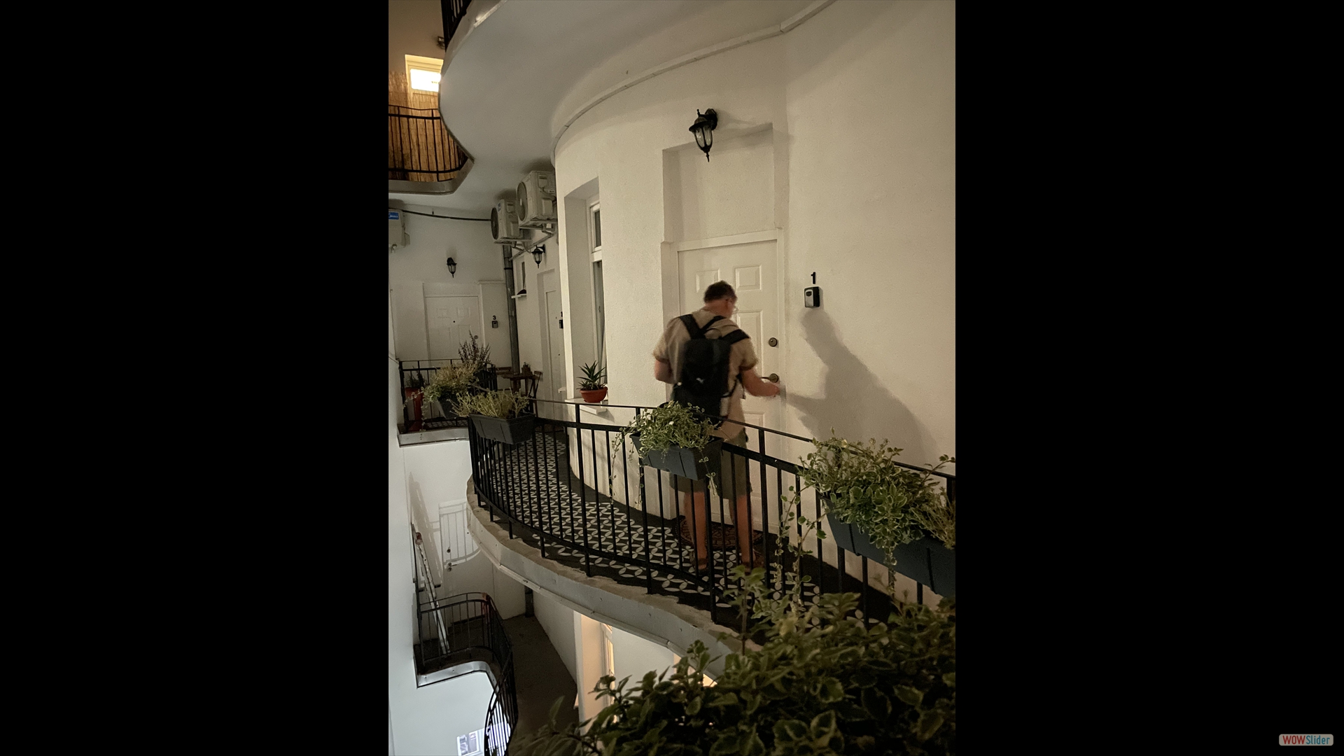 spät abends wieder in der Unterkunft