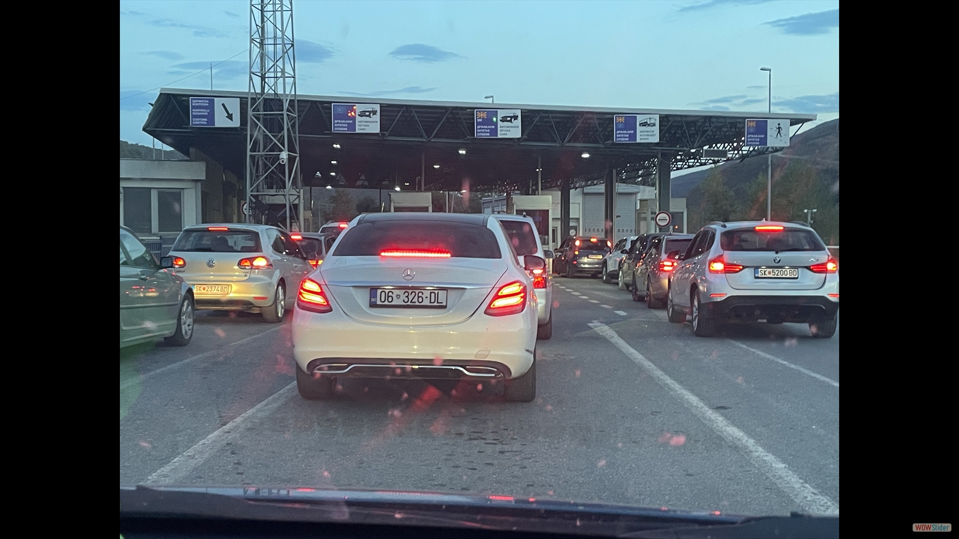 Grenze nach Nord-Mazedonien