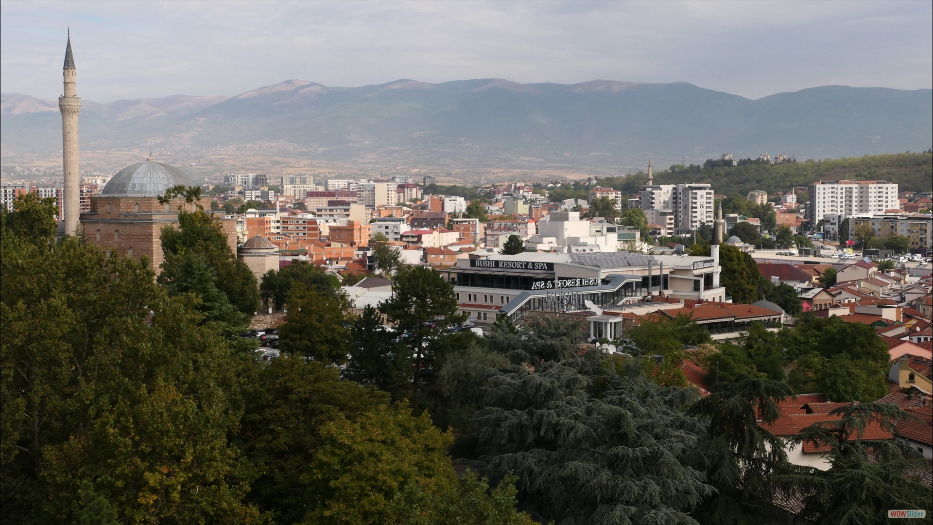 Mustafa-Pascha-Moschee oberhalb des Alten Basar
