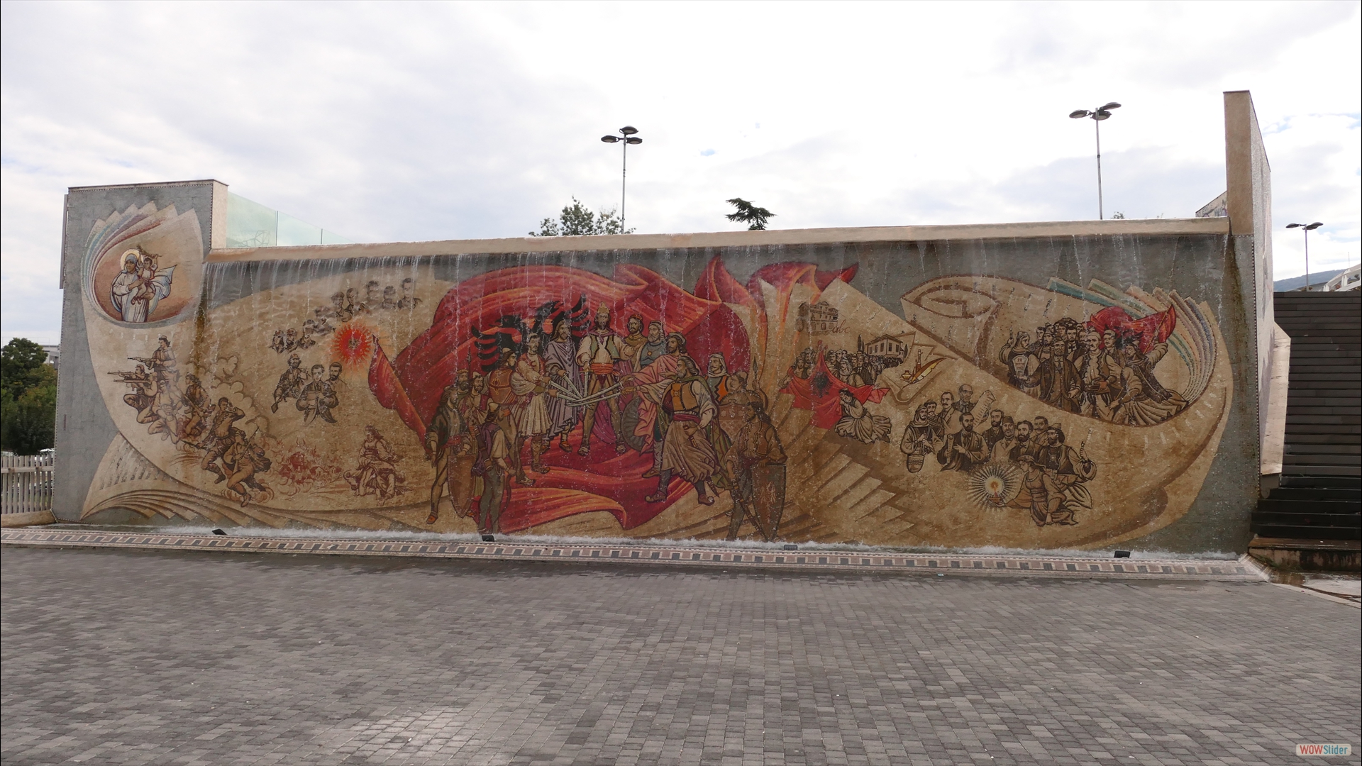 Mosaik am Skanderbeg-Platz