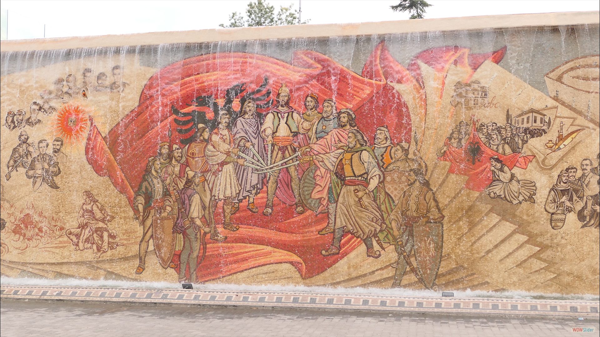 Szenen aus der albanischen Geschichte