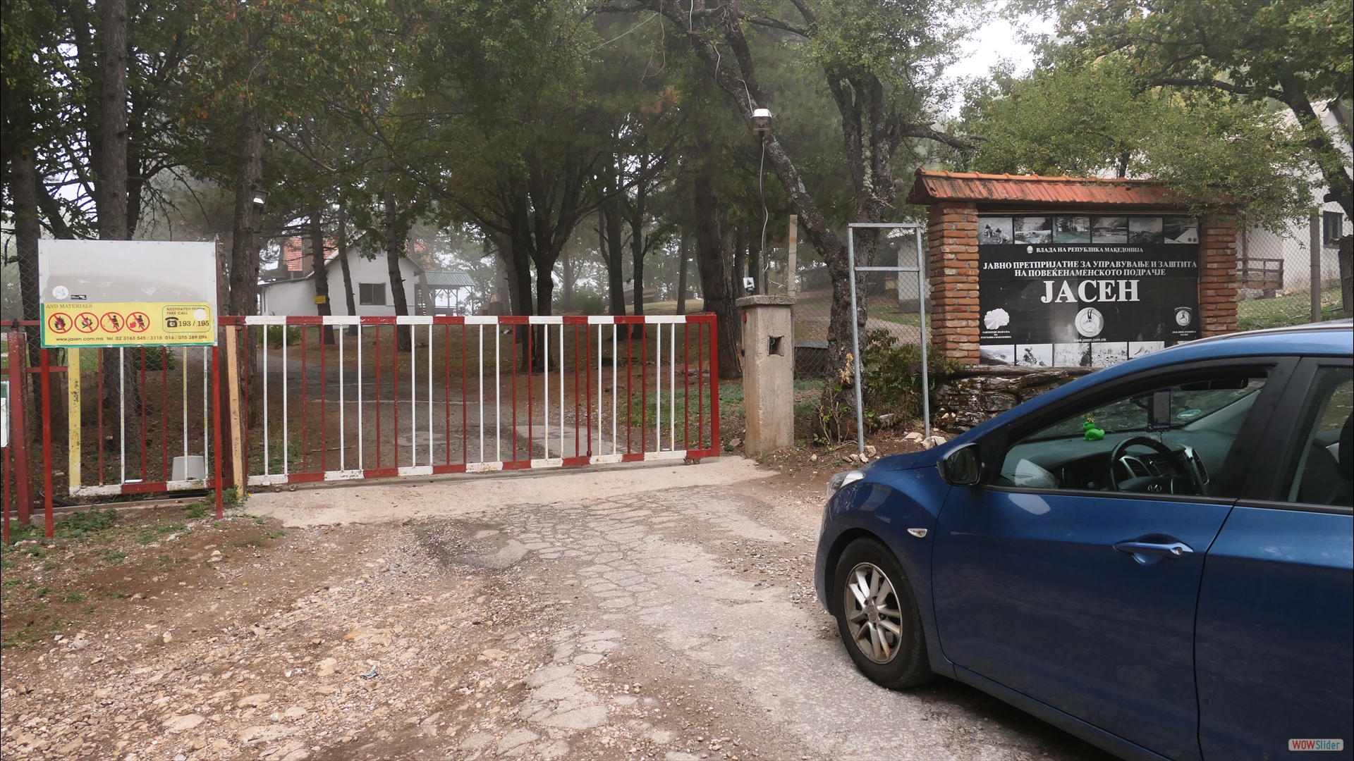 nur zu festgelegten Zeiten ist eine Passage möglich