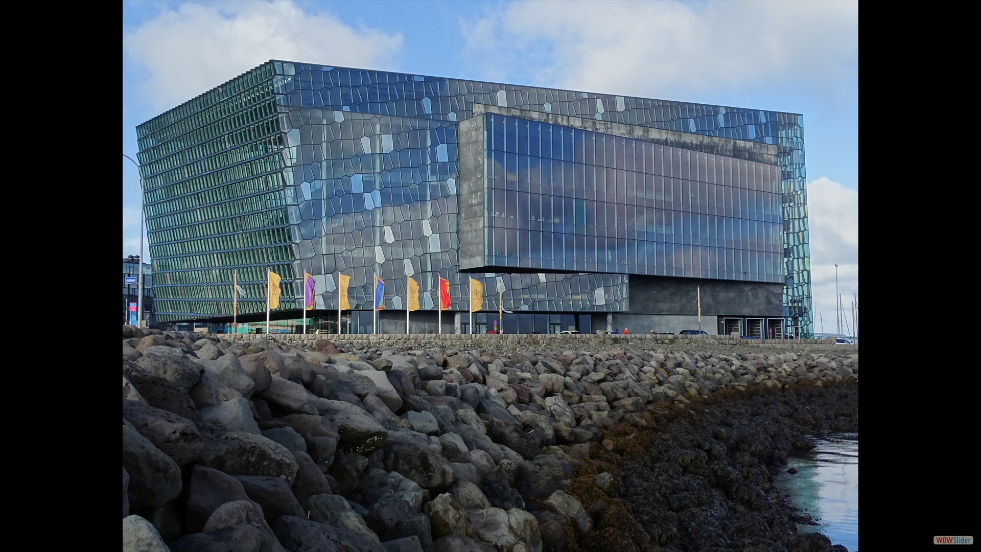 „Harpa“, die Harfe – die Kongress- und Konzerthalle…