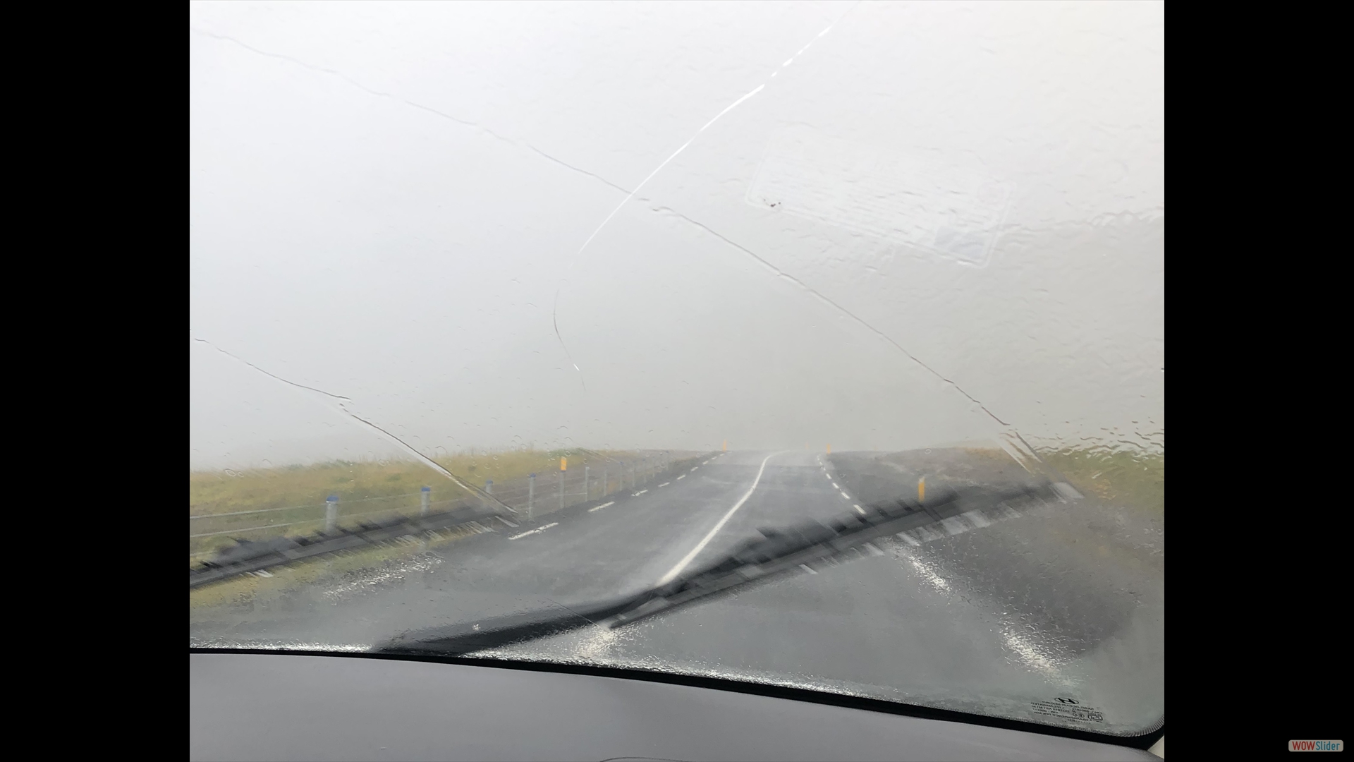… und natürlich Regen mit viel Sturm