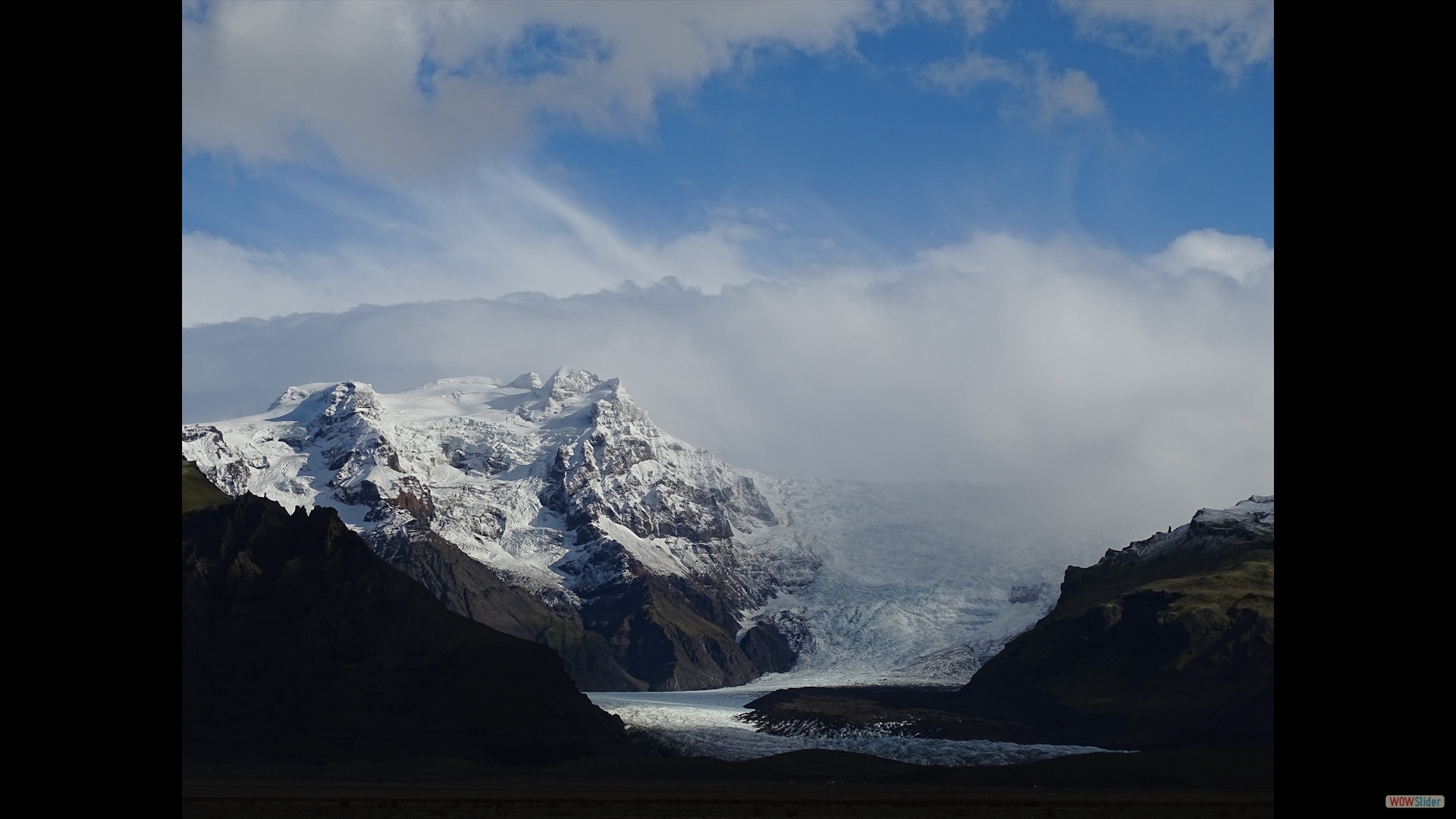 ...  die höchste von 14 Spitzen der Caldera des Vulkans Öræfajökull