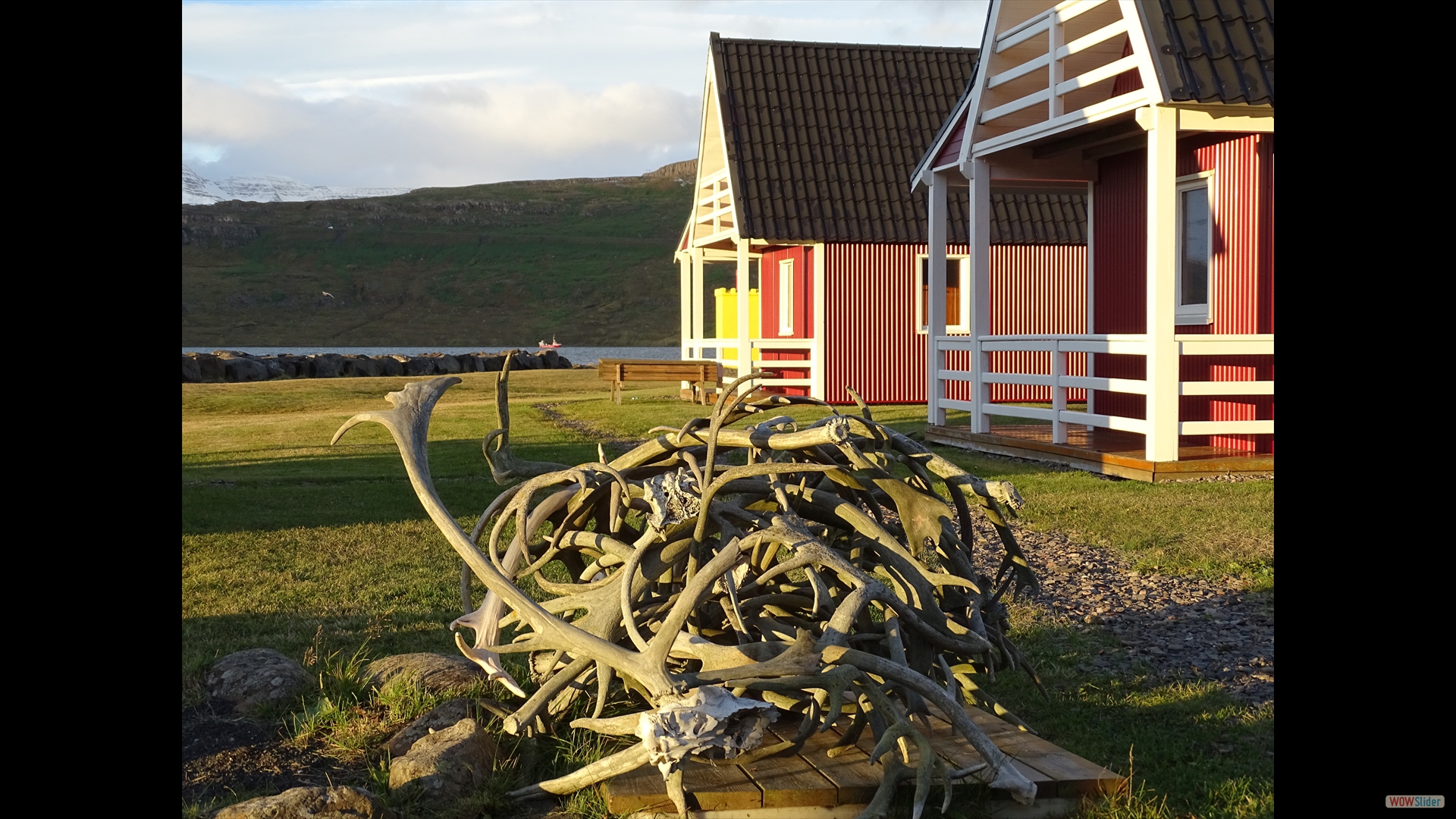 unsere Unterkunft in Eskifjördur