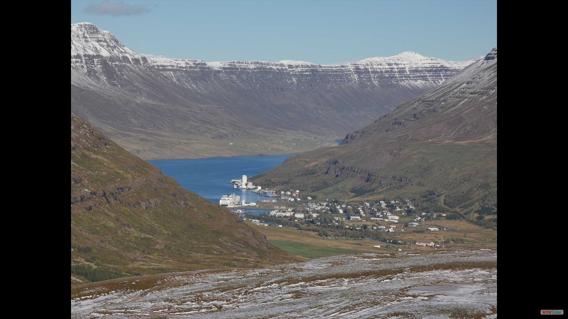 Seyðisfjörður Panoramablick