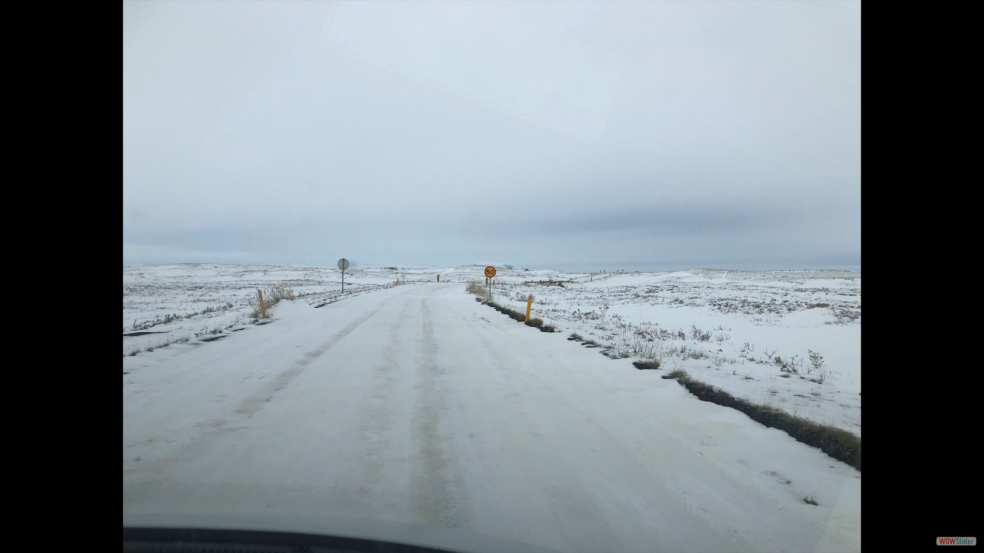 Die Straße ist verweht, aber wir wollen nach Norden.