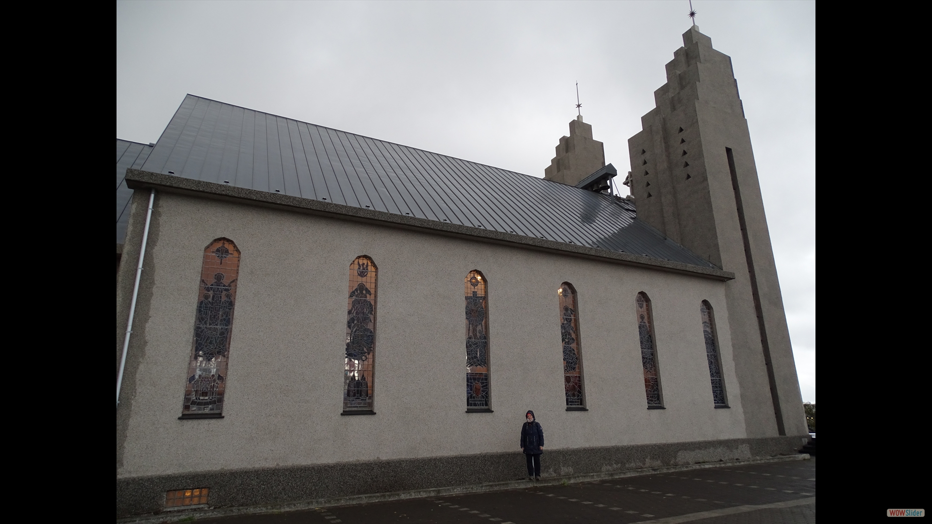 Akureyrarkirkja - gebaut vom Architekt Guðjón Samúelsson ....,