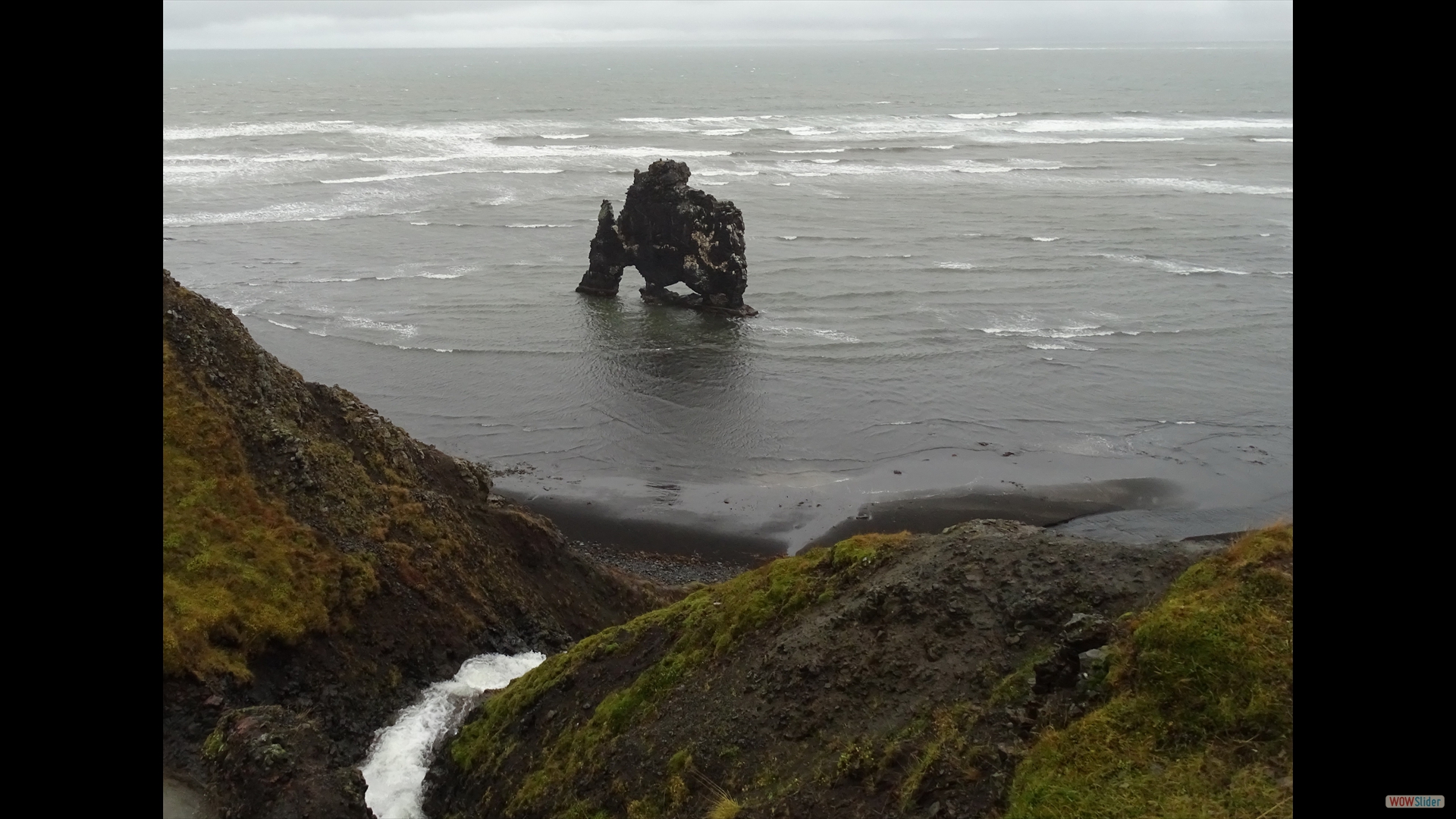 Hvítserkur (Basaltfelsen), etwa 15 m hoch