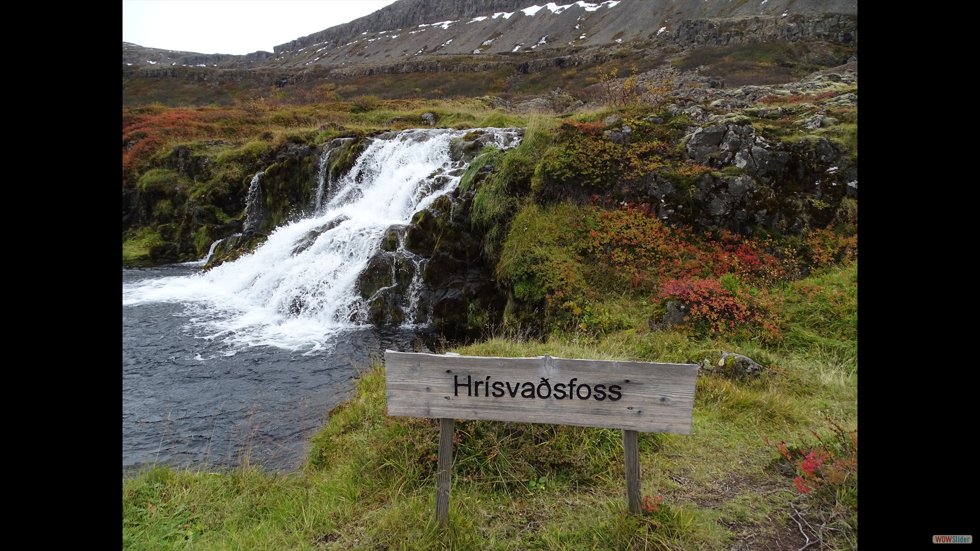 unterhalb des großen Fjallfoss folgen noch fünf kleinere Wasserfälle: Hundafoss, ...