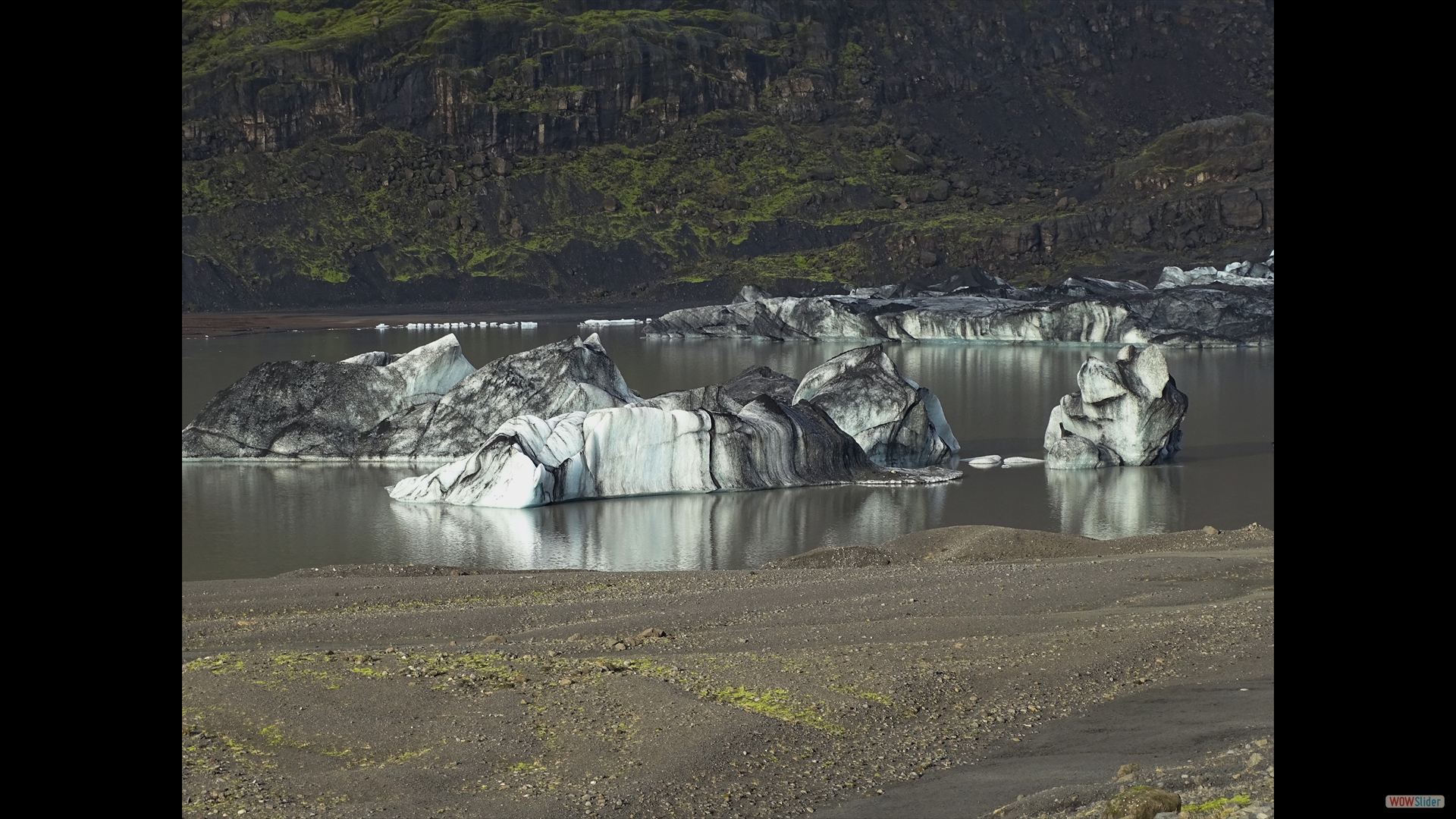 ...  einer Gletscherzunge des Mýrdalsjökull