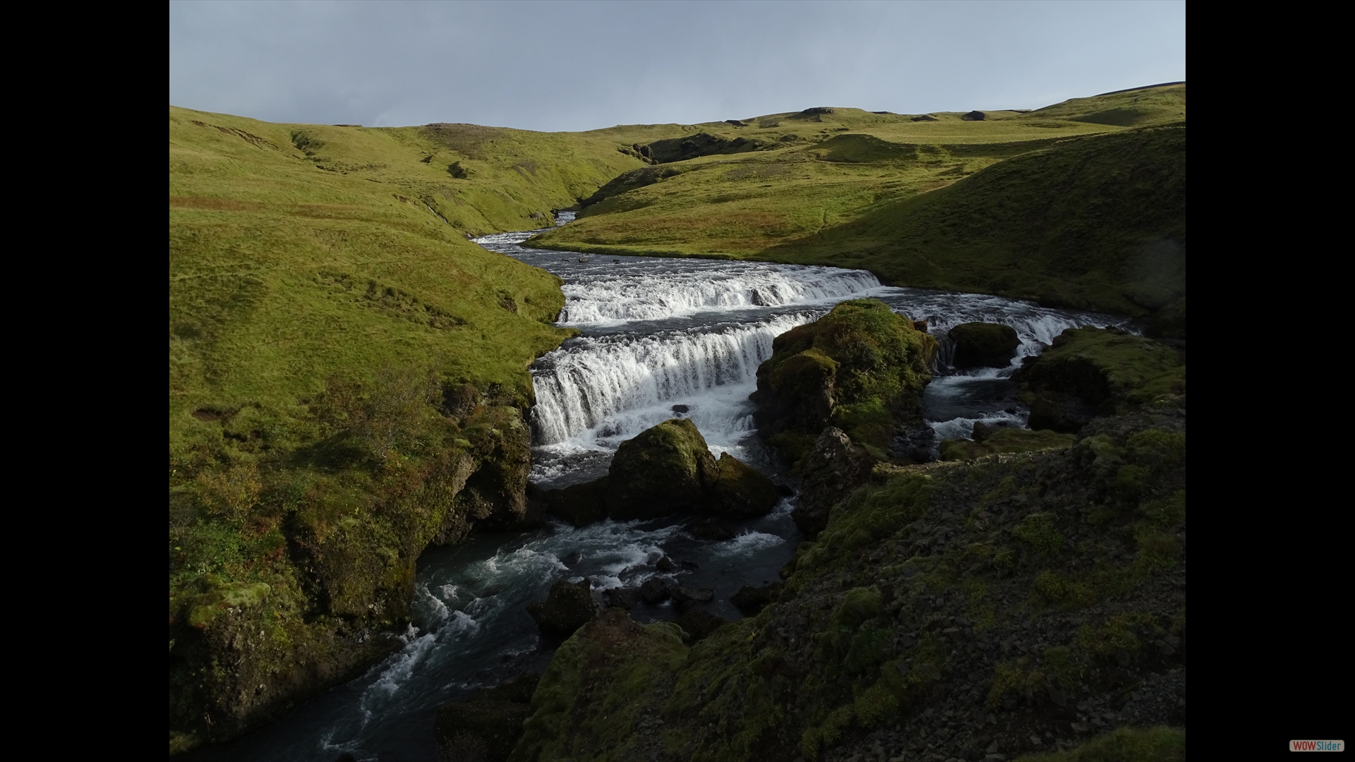 Steinbogafoss, oberhalb vom Skogafoss