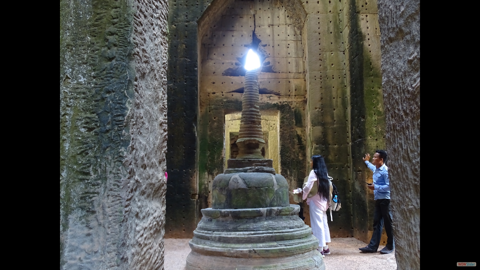 alter Stupa-Stein