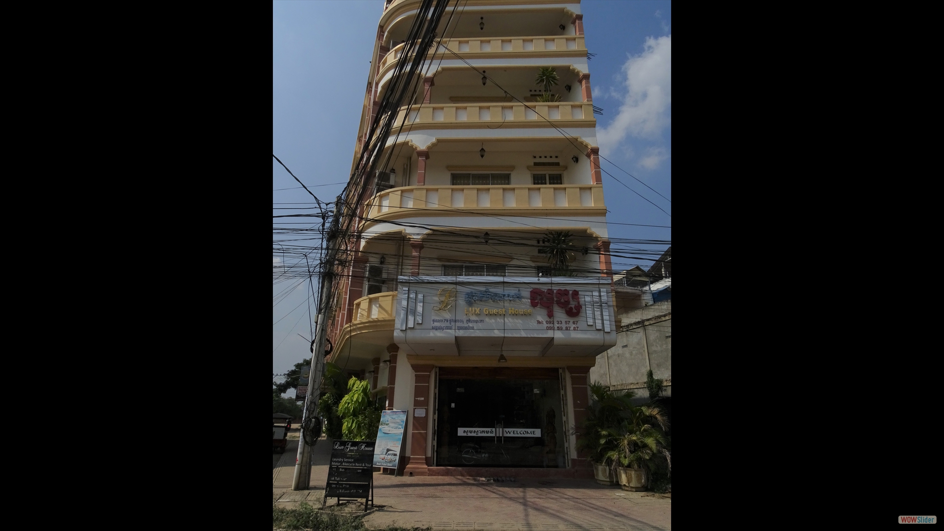 unsere Unterkunft in Battambang
