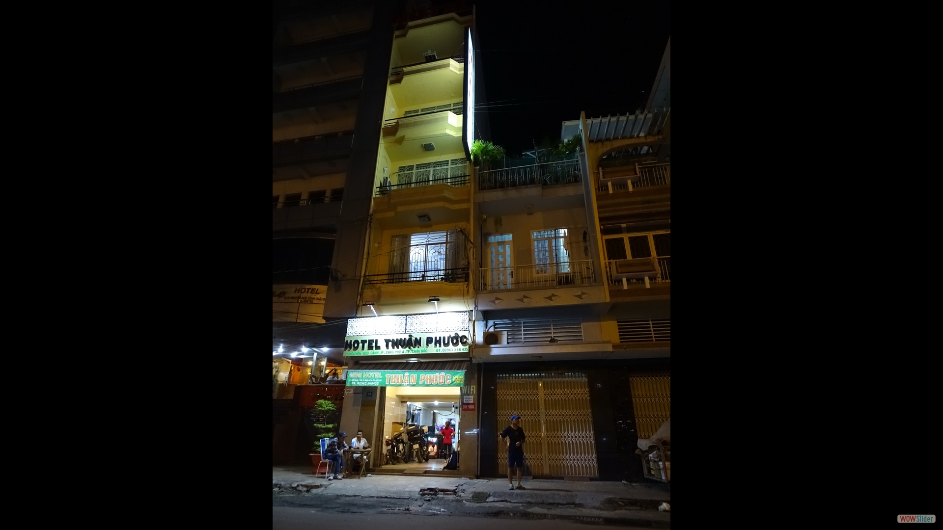 unsere Unterkunft in Chau Doc