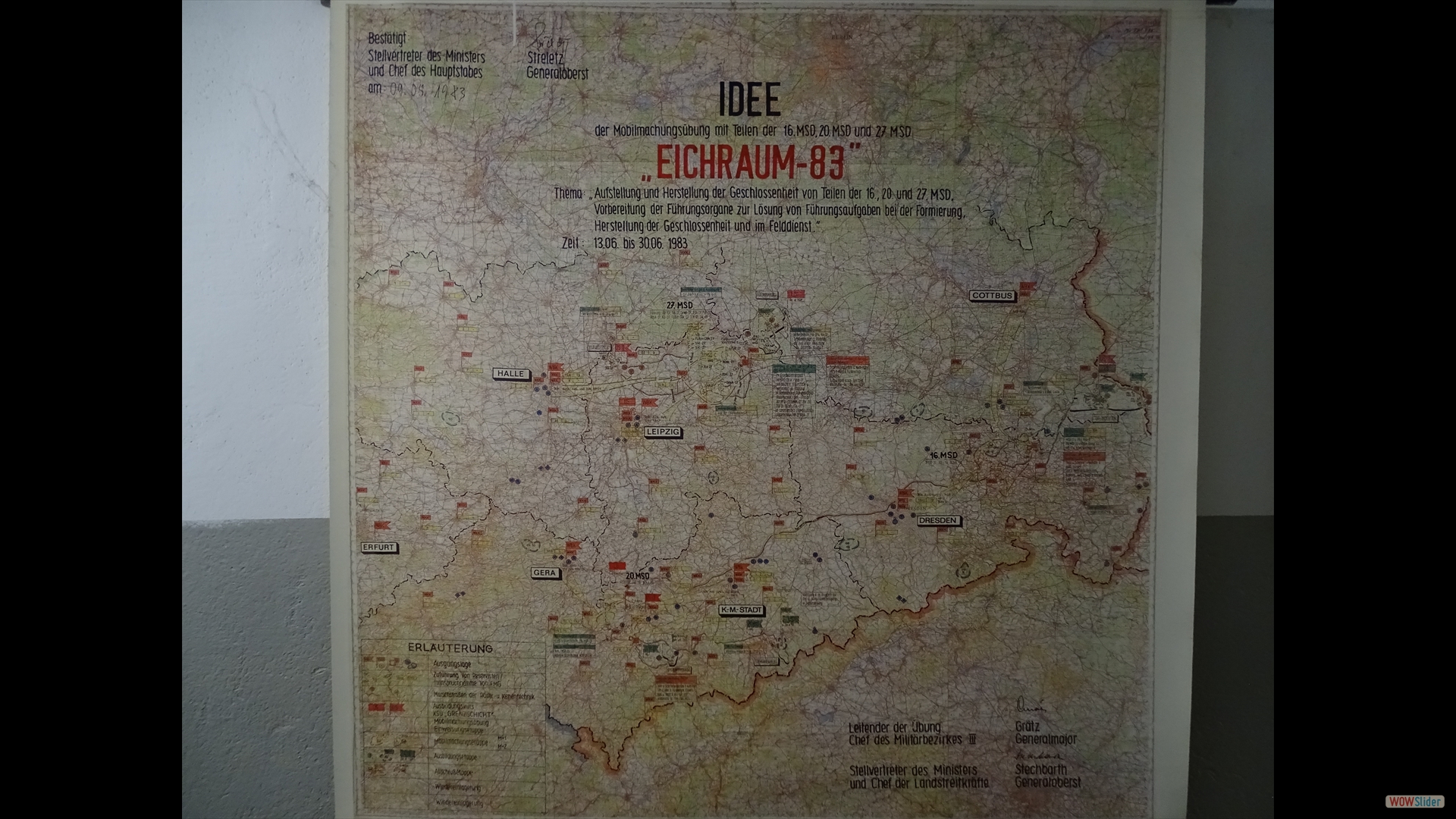 ehemaliger NVA-Führungsbunker Kossa - einer von vier in der DDR
