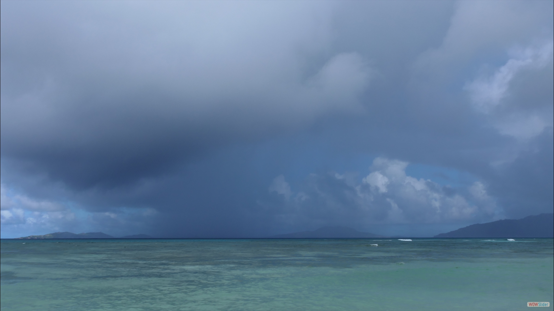 Unwetter am Strand