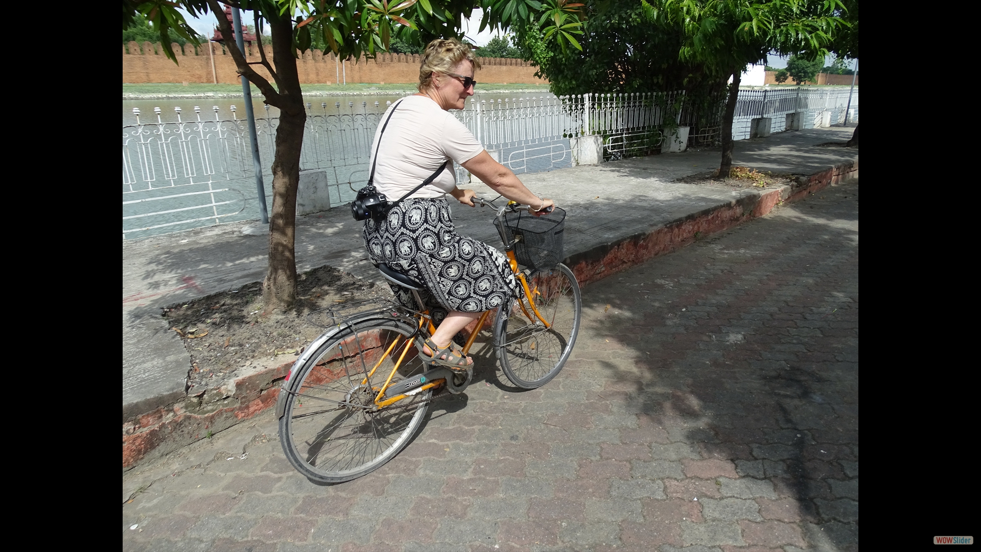 mit dem Fahrrad durch Mandalay