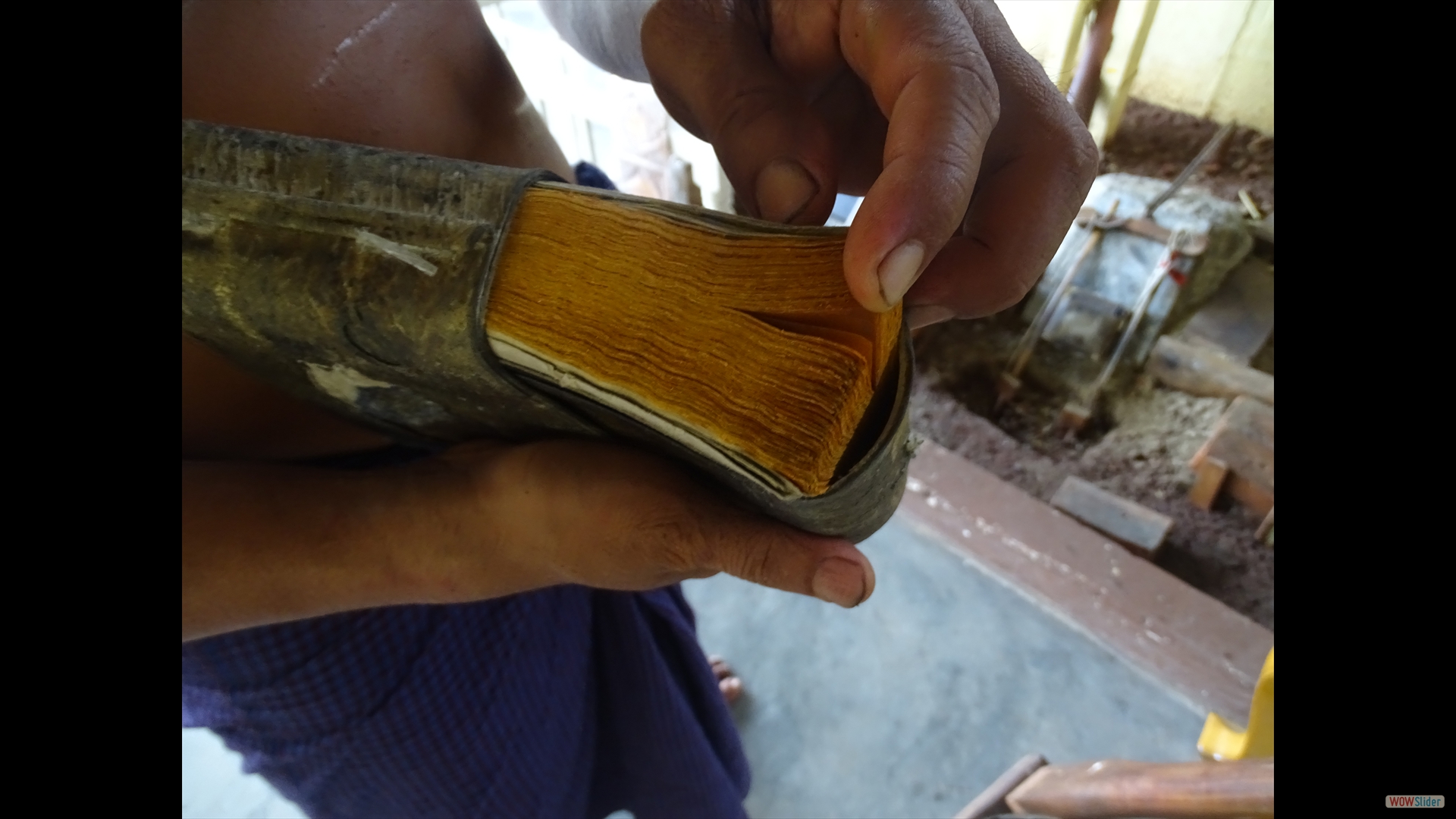 Päckchen mit Blattgold