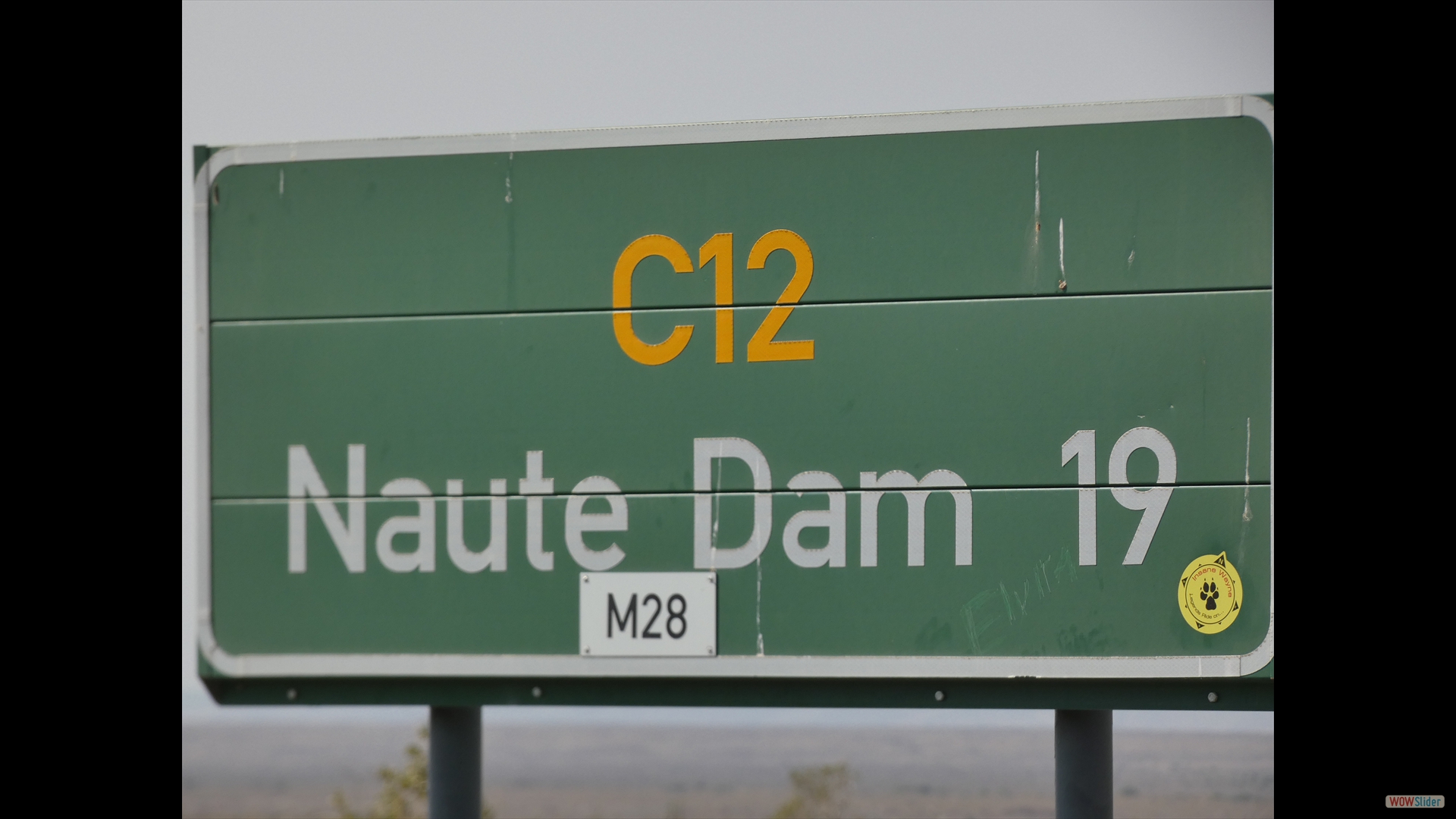 Naute-Staudamm, drittgrößte Talsperre Namibias