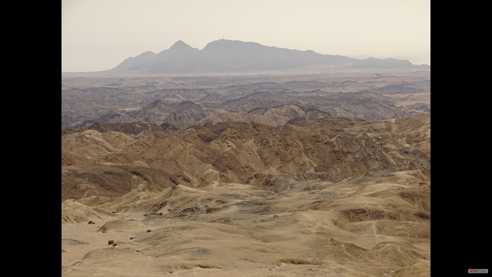 Mondlandschaft - das Gebiet wurde in Millionen von Jahren vom Swakop-River ausgewaschen