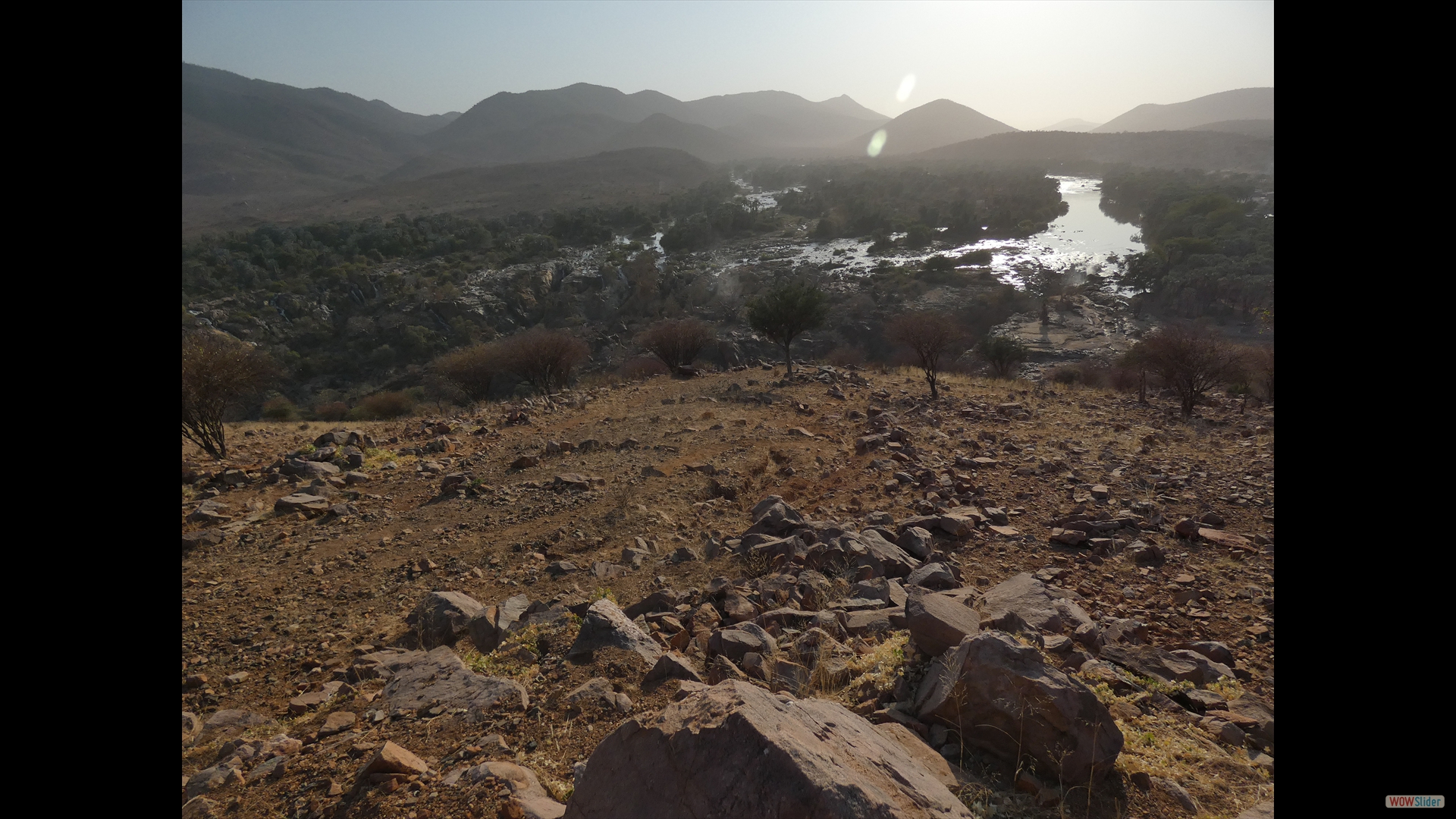 Kunene-River - Grenzfluss zwischen Namibia und Angola